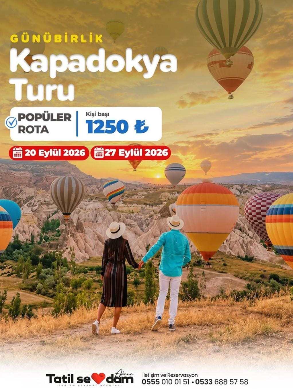 GÜNÜBİRLİK KAPADOKYA TURU